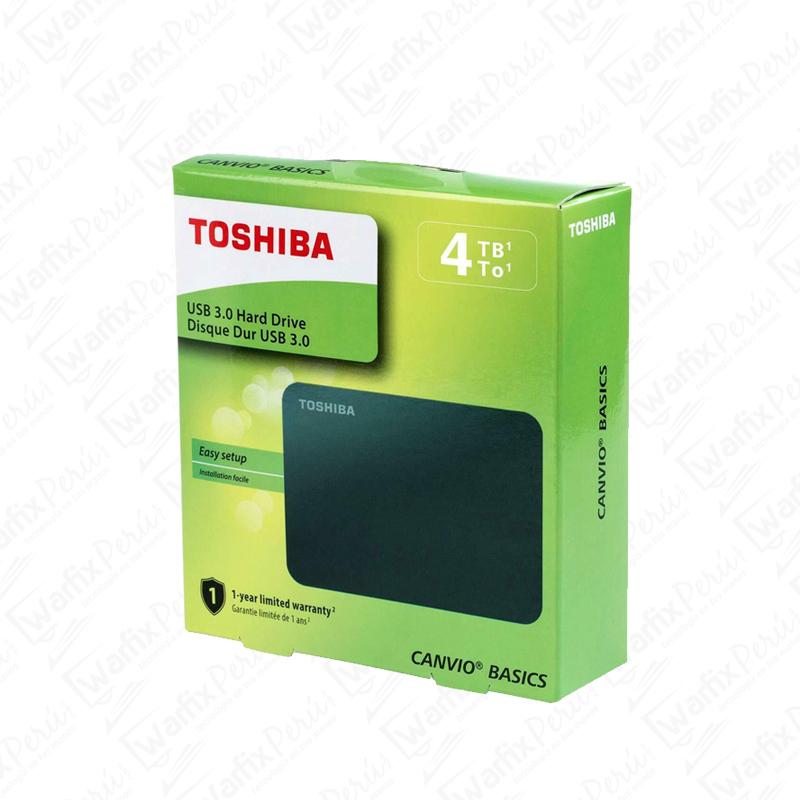 DISCO DURO EXTERNO TOSHIBA CANVIO BASICS, 4TB, USB 3.0, 2.5